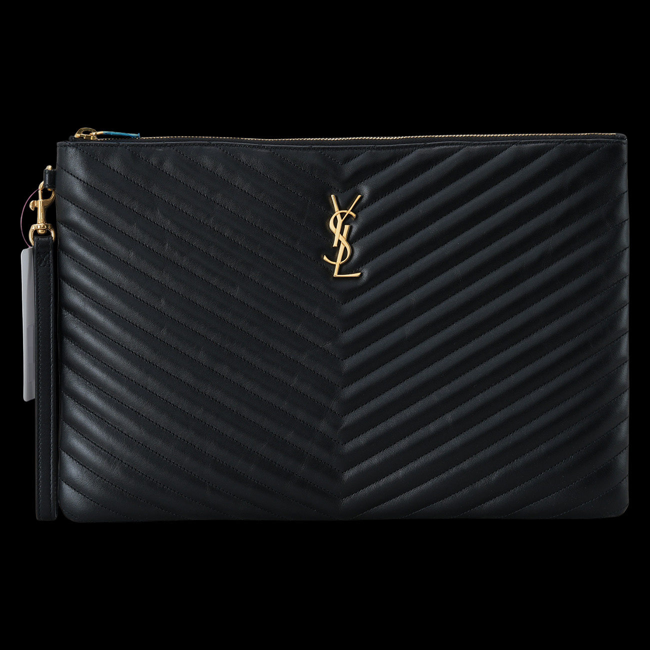 Yves Saint Laurent(USED)생로랑 440222 모노그램 쉐브론 클러치